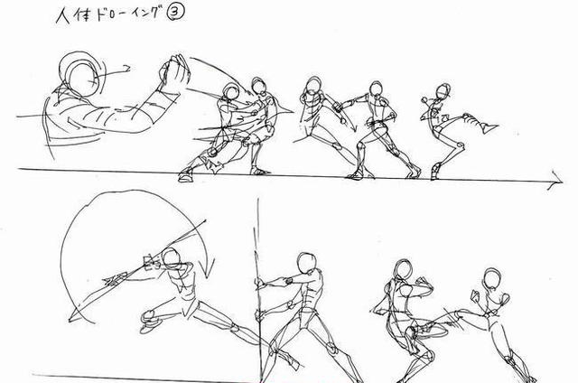 人物打斗姿势教程,如何绘制打斗姿势