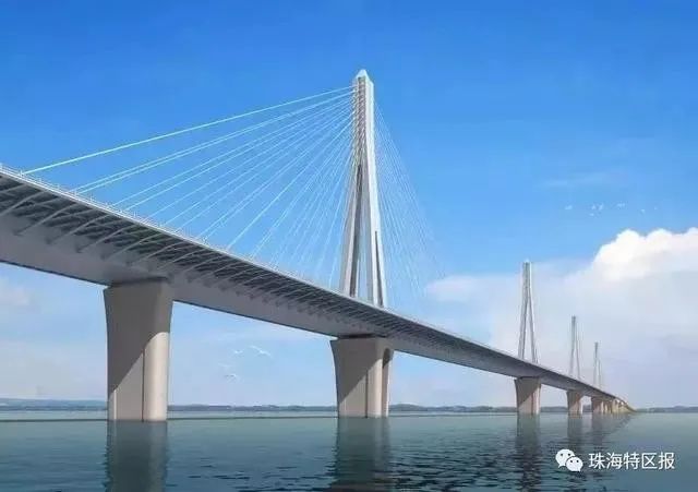 随着经济发展,珠海大道部分路段的交通量已超负荷,因此  香海大桥成为