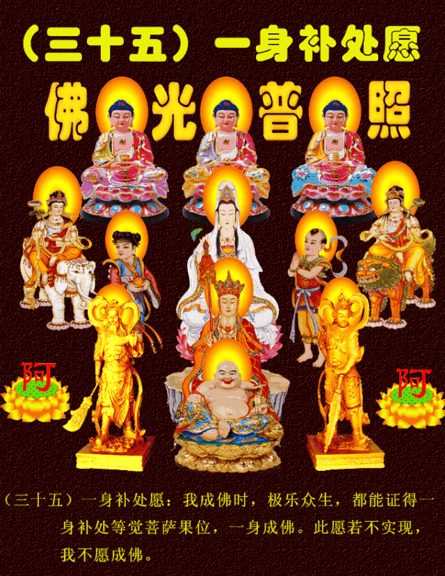 阿弥陀佛四十八愿!太美了,过目增福,功德无量