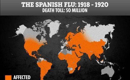 百年前的西班牙大流感曾击垮好莱坞 也差点毁了沃特