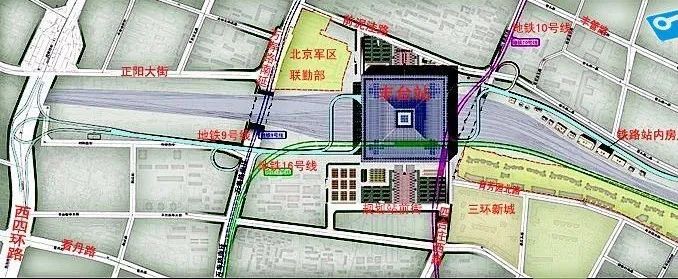 丰台火车站规划图(2)