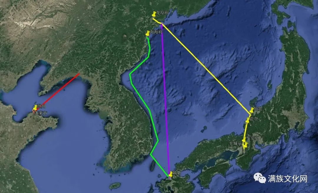 渤海国前往日本之道
