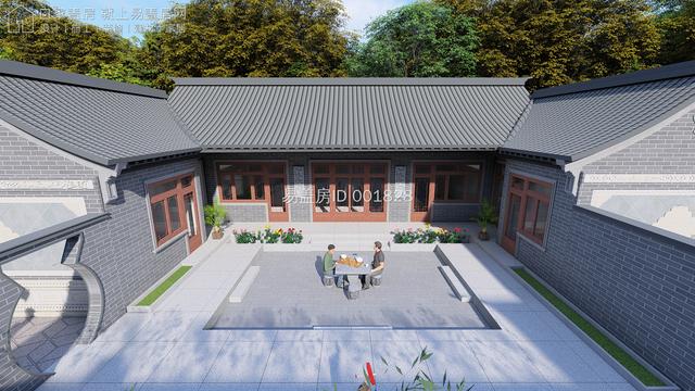 6万中式农村三合院,业主家长辈表示建成后成村