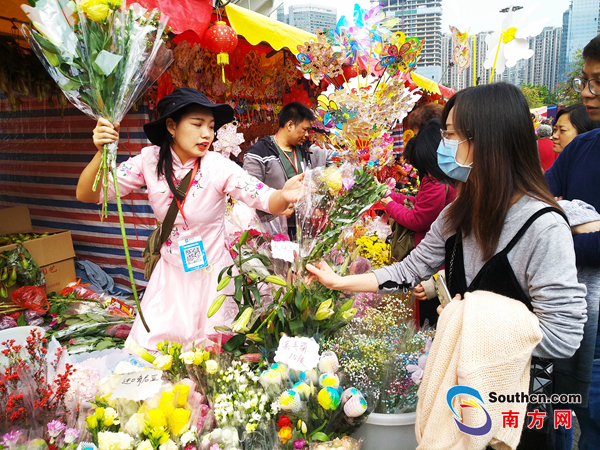 行花街,年味浓!广州传统迎春花市全面开启