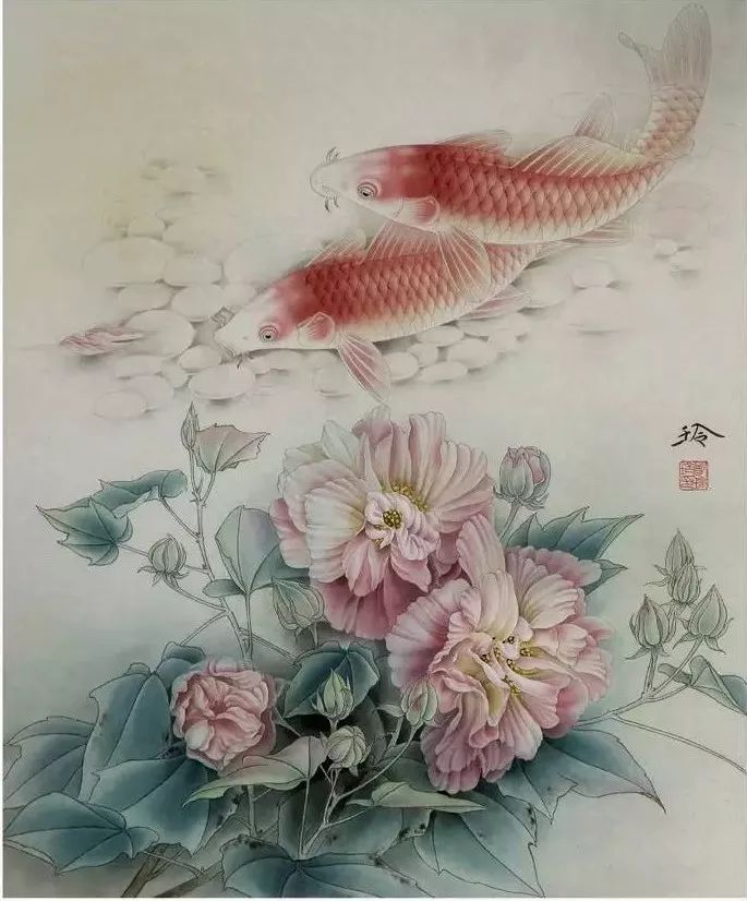 书画鉴赏丨工笔画教程:梦里花开步骤画法