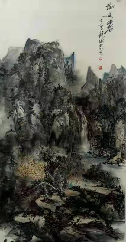 画家白艳琳 窈窕写意 山水传情