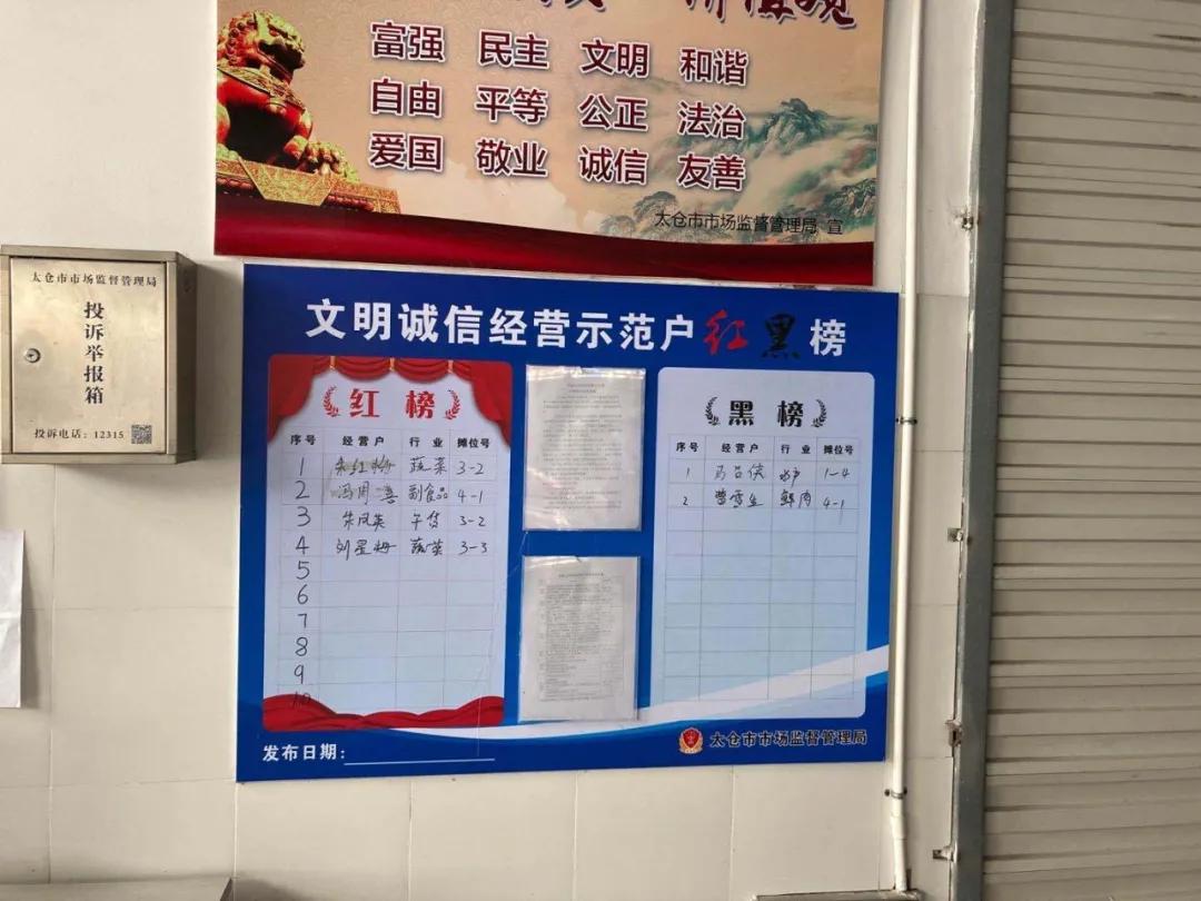 农贸市场红黑榜全覆盖