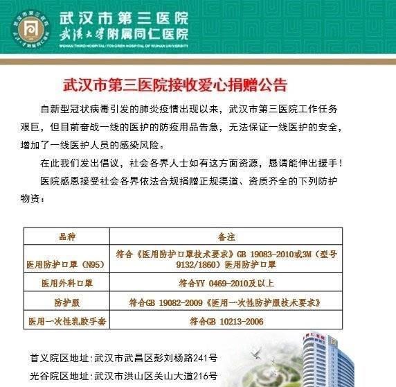 告急！武汉各大医院紧急求援