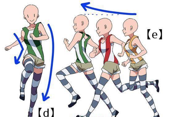 如何画出漫画人物奔跑动态?奔跑绘画步骤示范