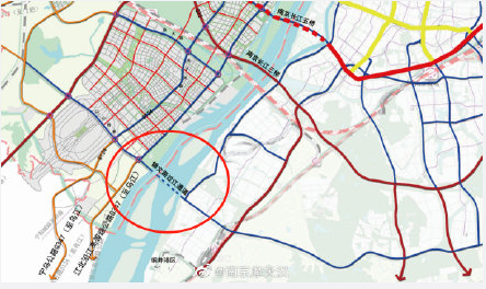 汉 7月14日,南京市公建中心, 发布锦文路过江通道第一次环评公示信息