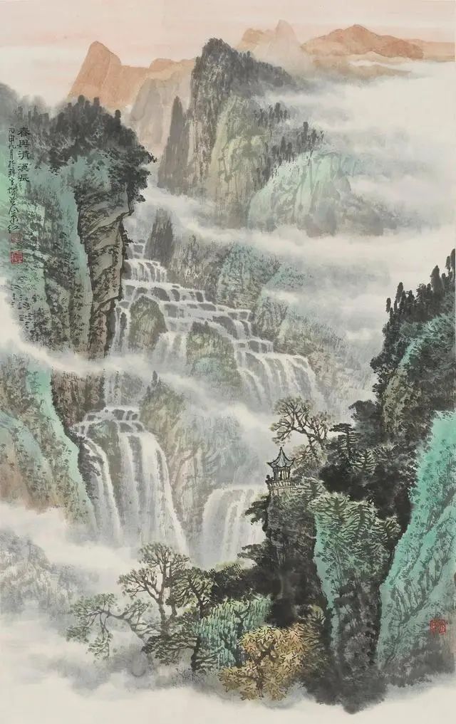 画家姚叶红山水画作品欣赏