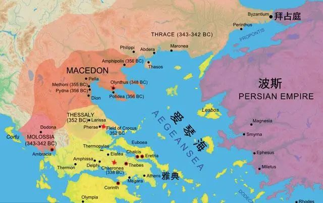 古希腊学者把从黑海到意大利的希腊人城邦称作"大希腊,拜占庭和罗马