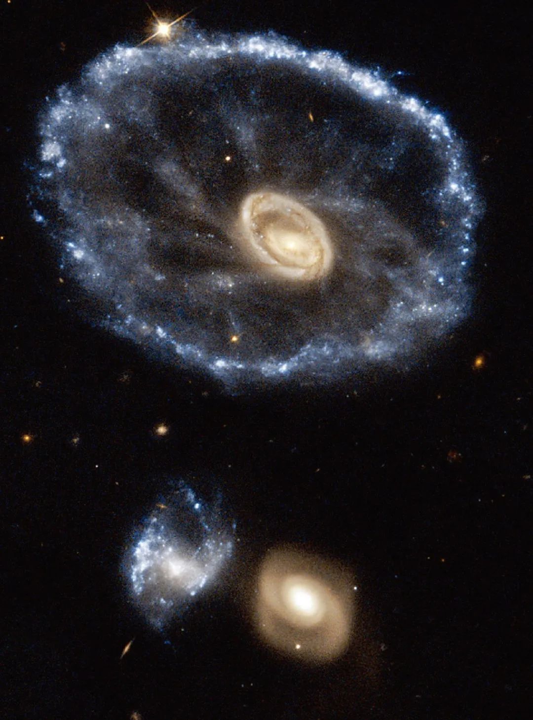 nasa公布星系碰撞照片,一大波恒星即将诞生?