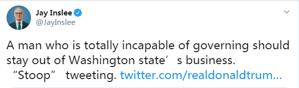 特朗普严厉喊话州长、市长“立即拿回”西雅图