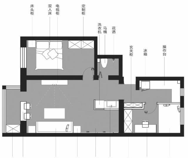 72平米小户型,一进屋就被迷住,全屋色调太漂亮舒服了