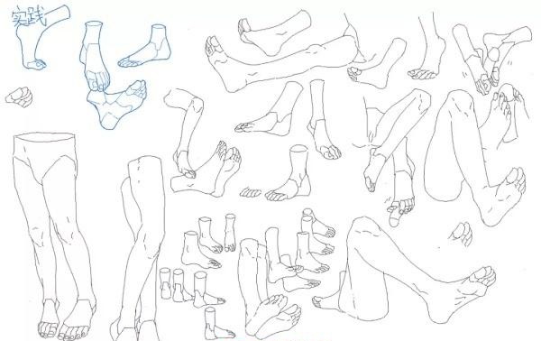 动漫里好看的脚怎么画?脚的绘画技巧教学