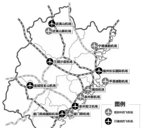 厦门新机场震撼效果图亮相泉州新机场何时落地