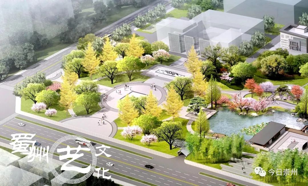 城市公园点位布局 现在四大公园还处于规划建设阶段 大家可以看看效果