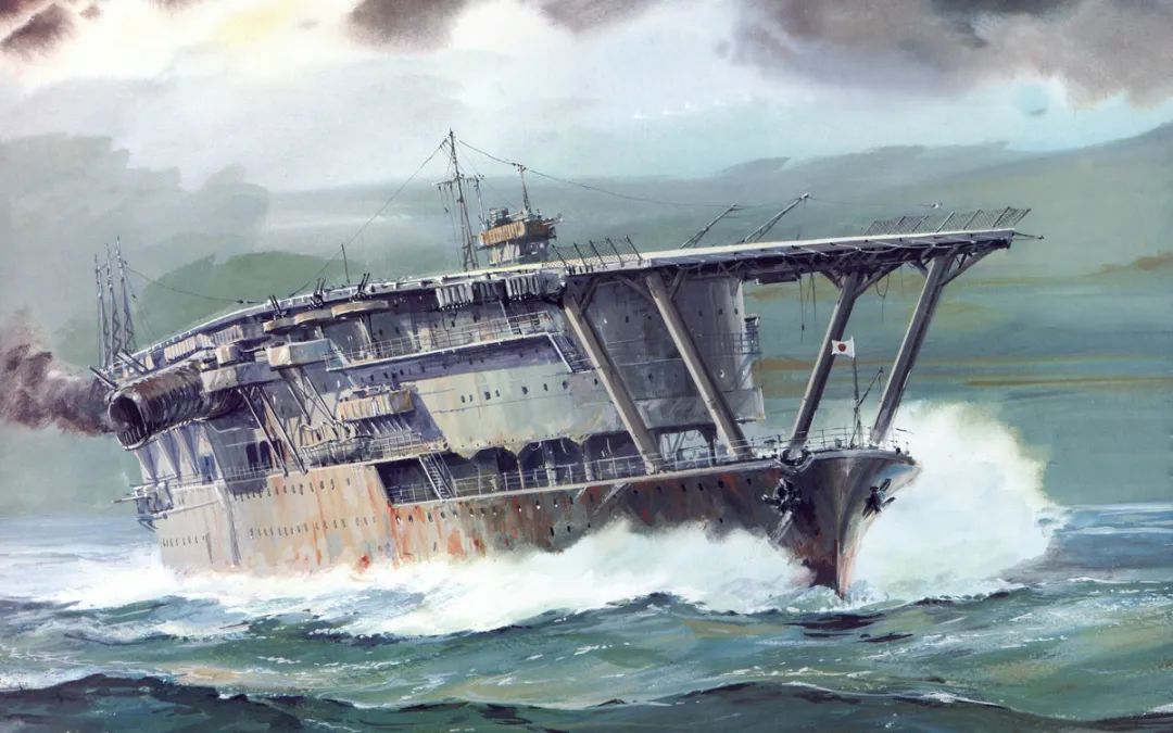 日本海军赤城号航空母舰,话说当时日本航母是最具蒸汽朋克风的.