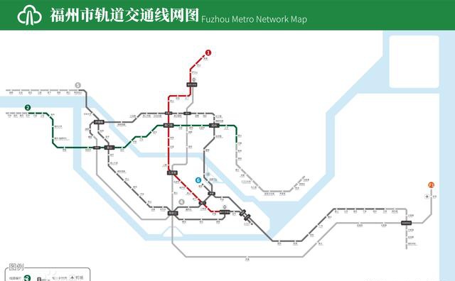 福州地铁最新规划图