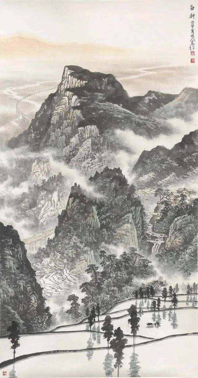 画家姚叶红山水画作品欣赏