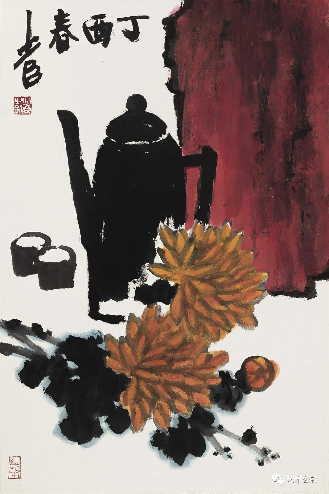 邢少臣的花鸟画与人物画作品鉴赏