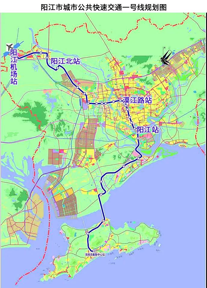 广湛高铁阳江站城市交通线计划曝光!快速接驳市区