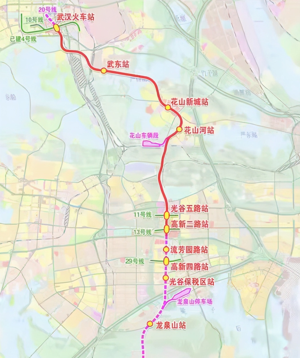 纵贯光谷 武汉地铁19号线首个车站主体结构完工
