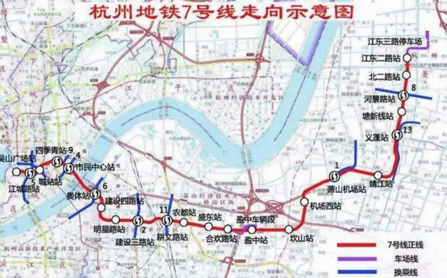 杭州剩余未开通地铁线路的最新进展来了!富阳的,萧山