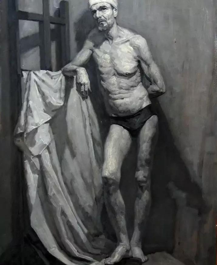 是时长6小时的人体绘画,自己选择适合的绘画媒介,比如 油画/丙烯/水粉