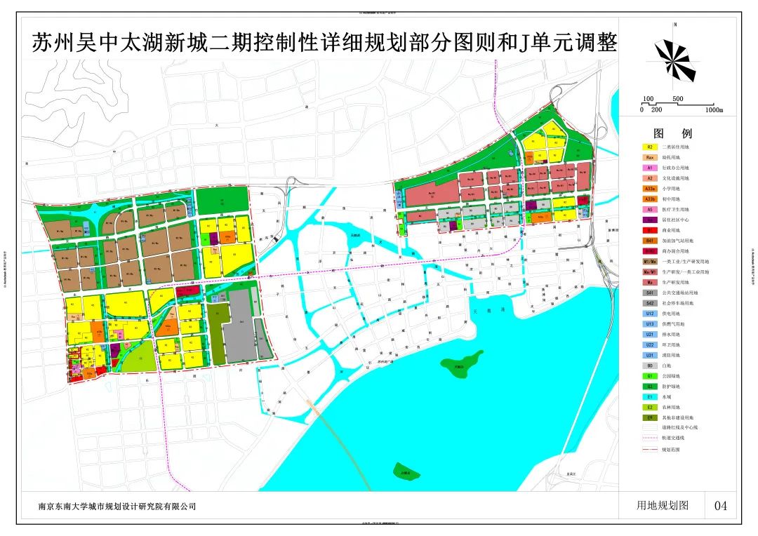 大调整吴中太湖新城二期新增大批住宅学校用地