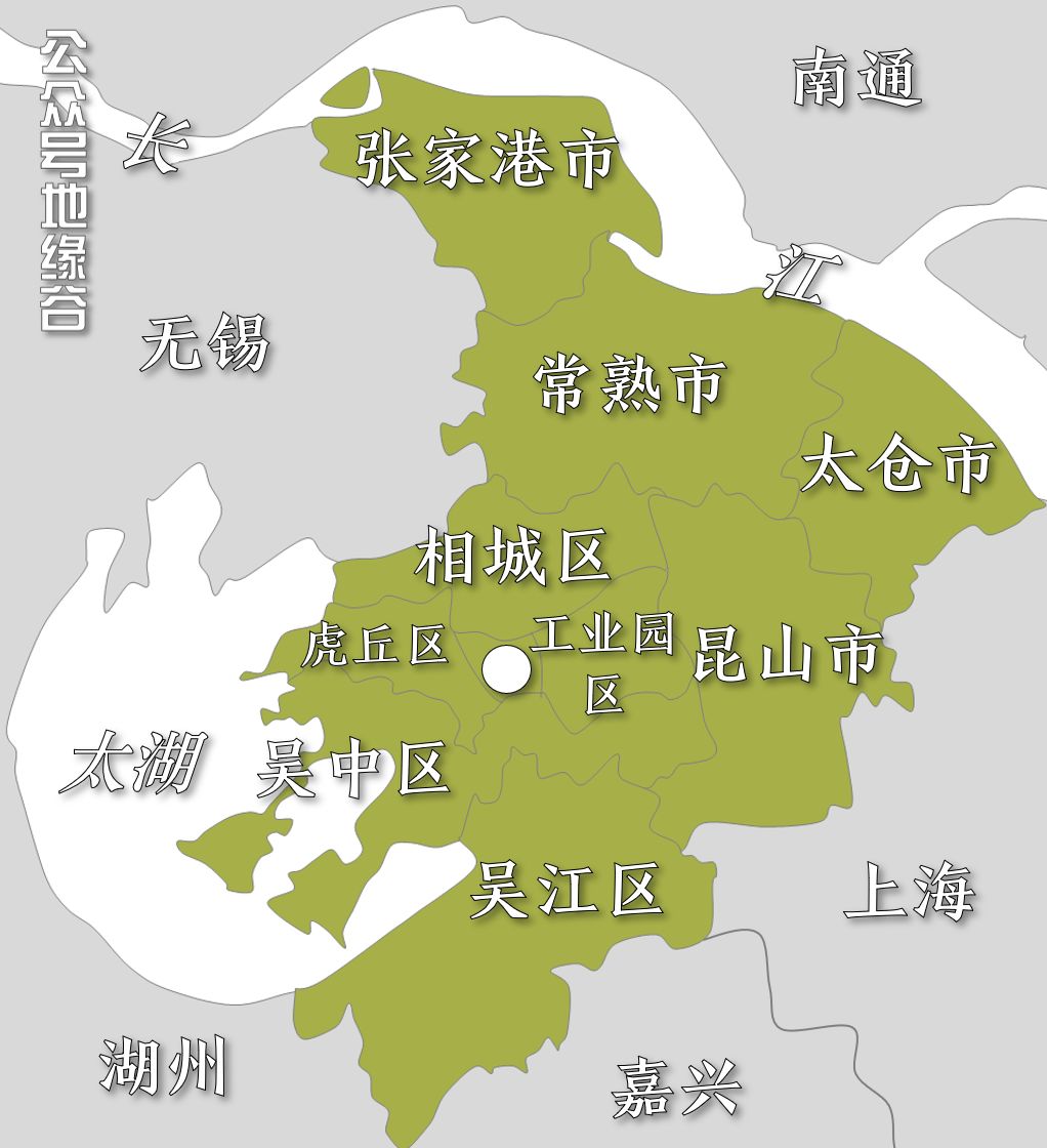 作为一个行政市  ,苏州居然有4个县级市,这也造就了苏州特有的县域