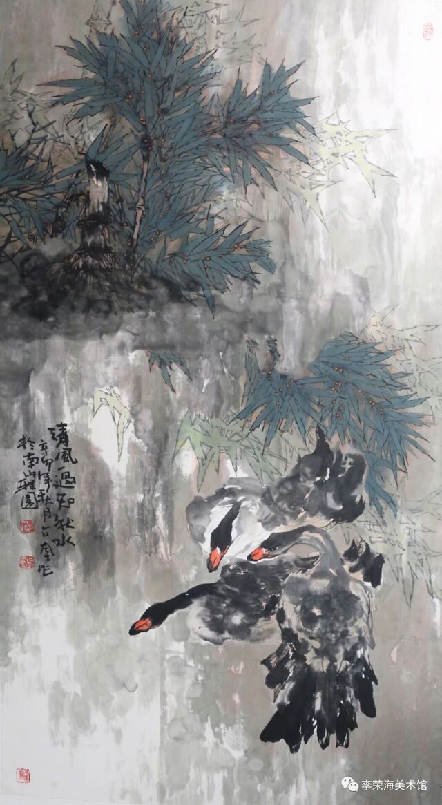 著名画家冯占奎(子元)家乡回报展在菏泽市李荣海美术馆举行