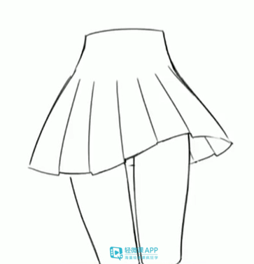 漫画人物女生裙子画法,漫画初学者必备