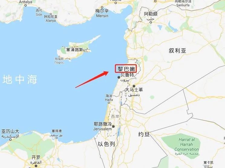 千米,人口600多万的"小国",但其战略位置很重要:南靠以色列和巴勒斯坦