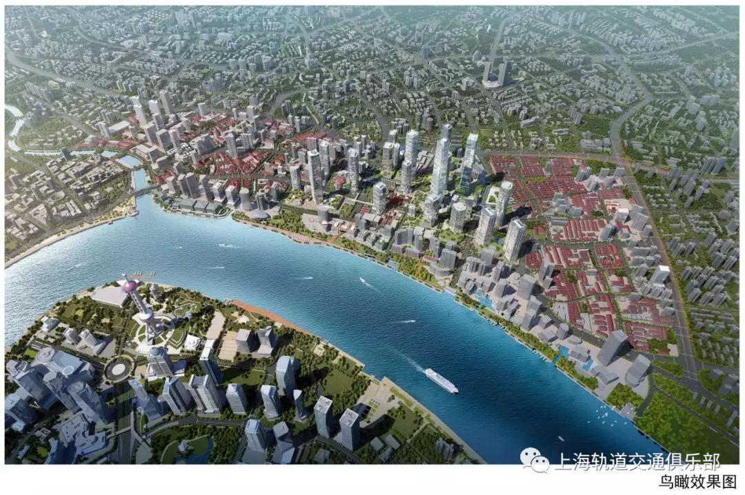 上海虹桥北外滩规划草案拟建480米新地标