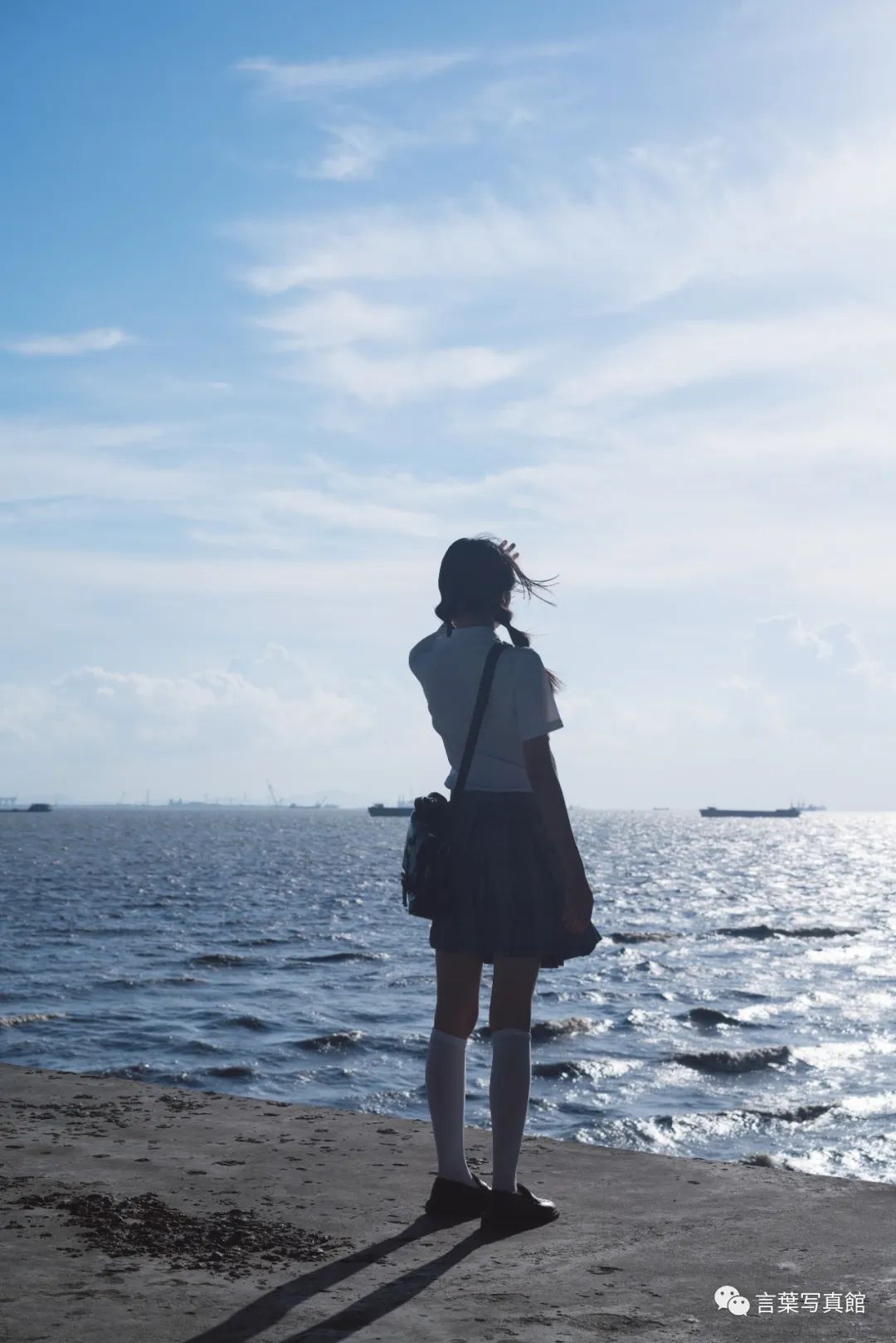 深圳看海|夏日海边|jk少女写真集