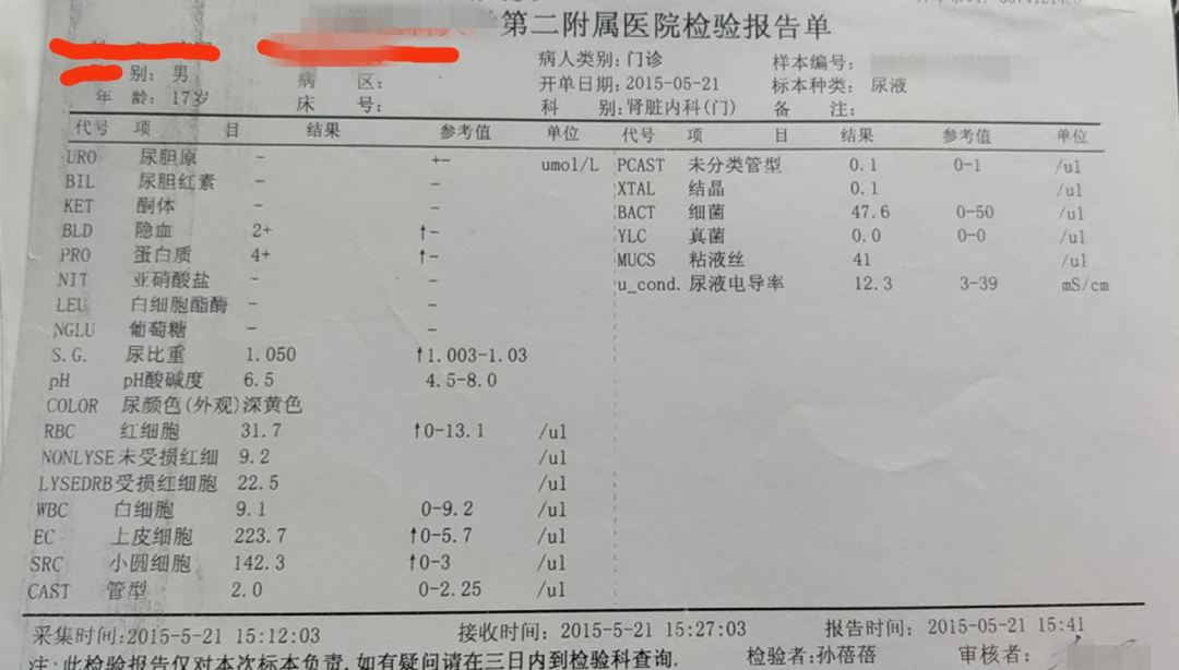 高考前夕却被肾病相中尿蛋白4历经复发被坑5年后我想告诉你