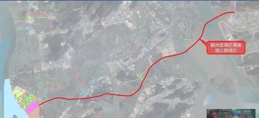 鹤港高速公路线位 图源/珠海交通