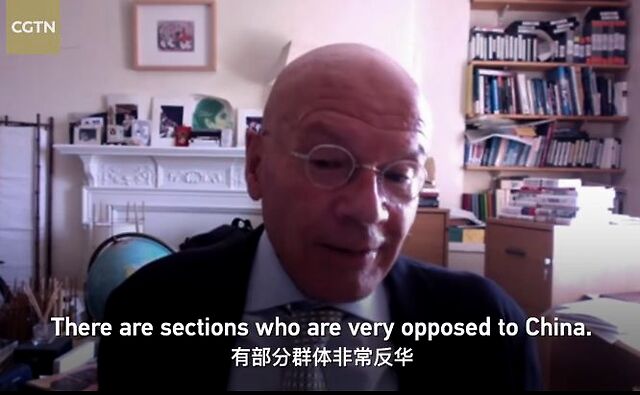 英国知名学者：不质疑中国 有些国家脸往哪儿放？