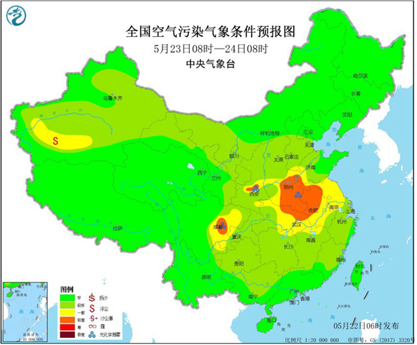 周末高温或影响这六个省区 当心臭氧污染和干热风