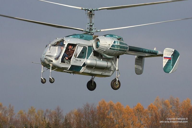 卡-26直升机动力装置和传动系统