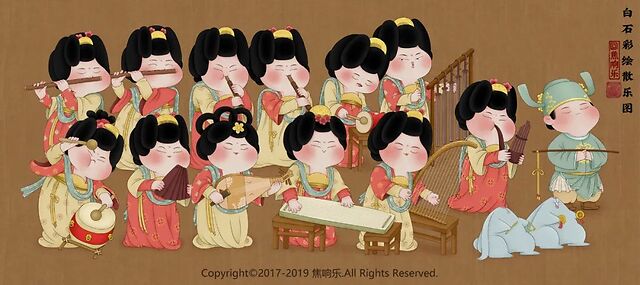 插画师焦响乐:胖脸仕女图,最潮的唐风文化 | 匠人100