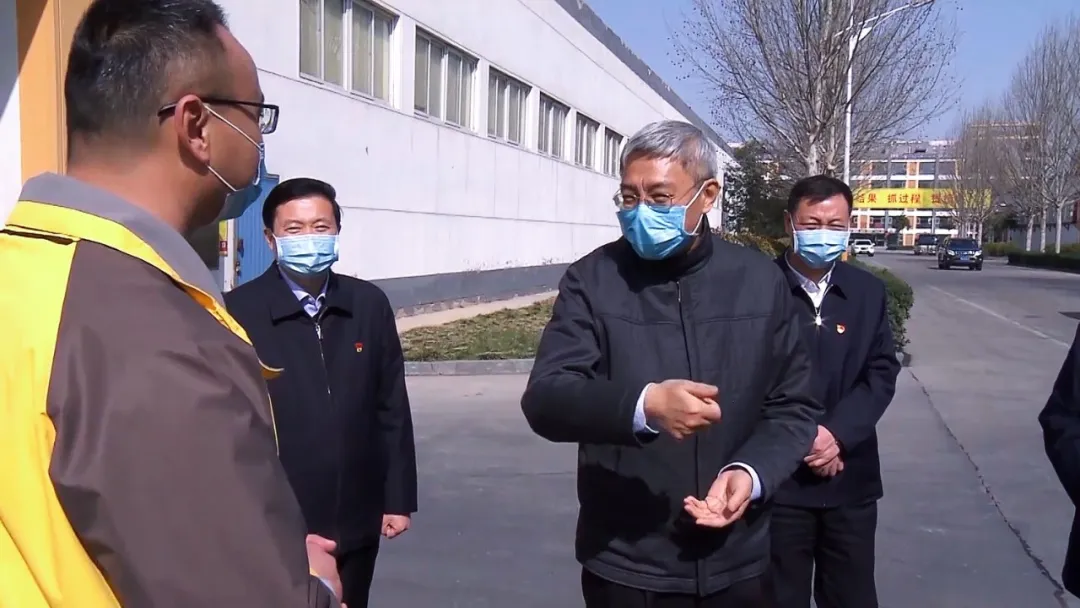 河南省省长尹弘莅临宁陵视察复工复产