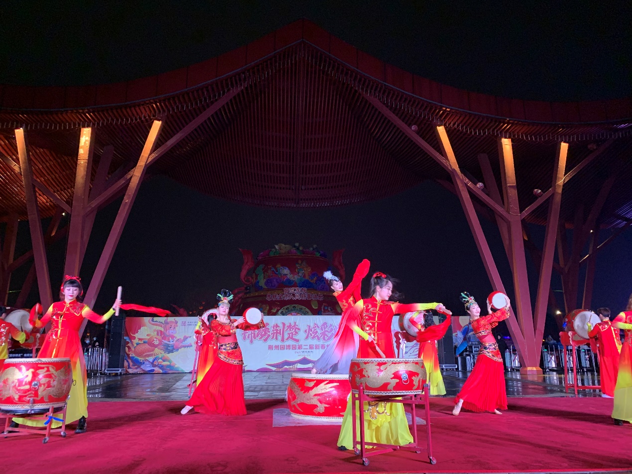 锦绣荆楚炫彩园博2021年荆州园博园第二届新春灯会正式开始