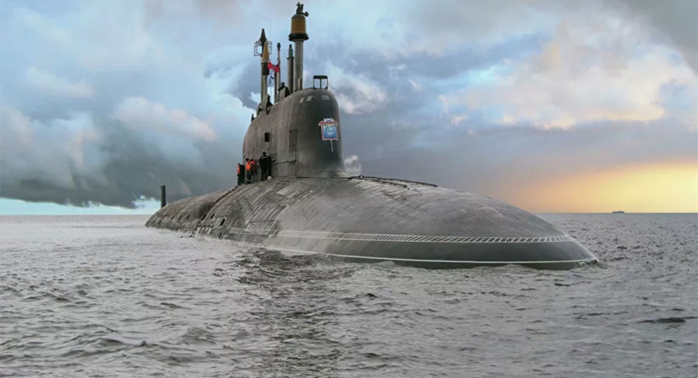 俄罗斯海军第四代的"亚森"级核潜艇 资料图