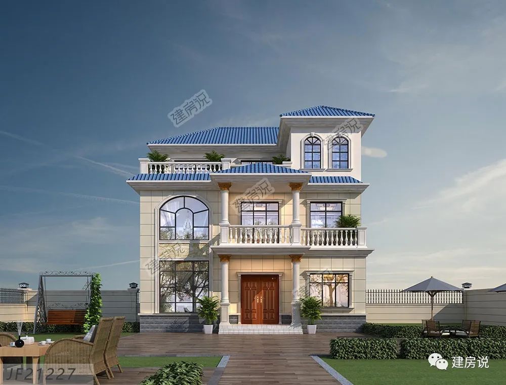 兄弟齐心一起合建中式别墅,富贵大气,三代人的骄傲,全