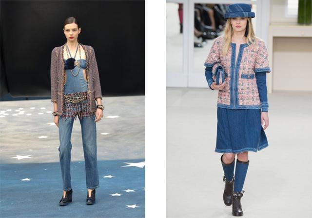 chanel spring 2008 ready-to-wear 时至今日,牛仔元素都不曾缺席