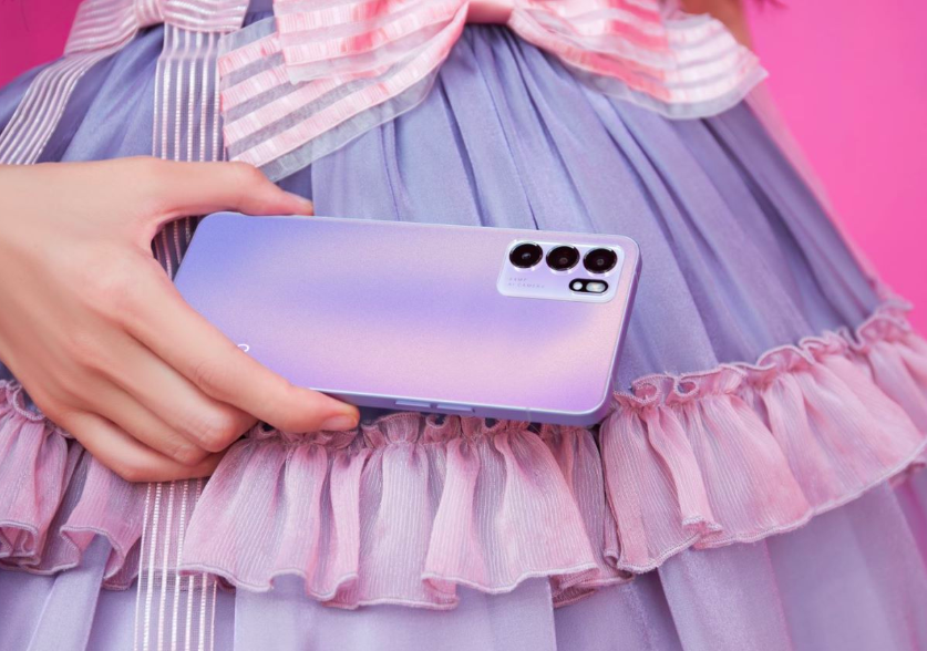 提前预定今夏潮品opporeno6星黛紫精致图赏高贵又梦幻