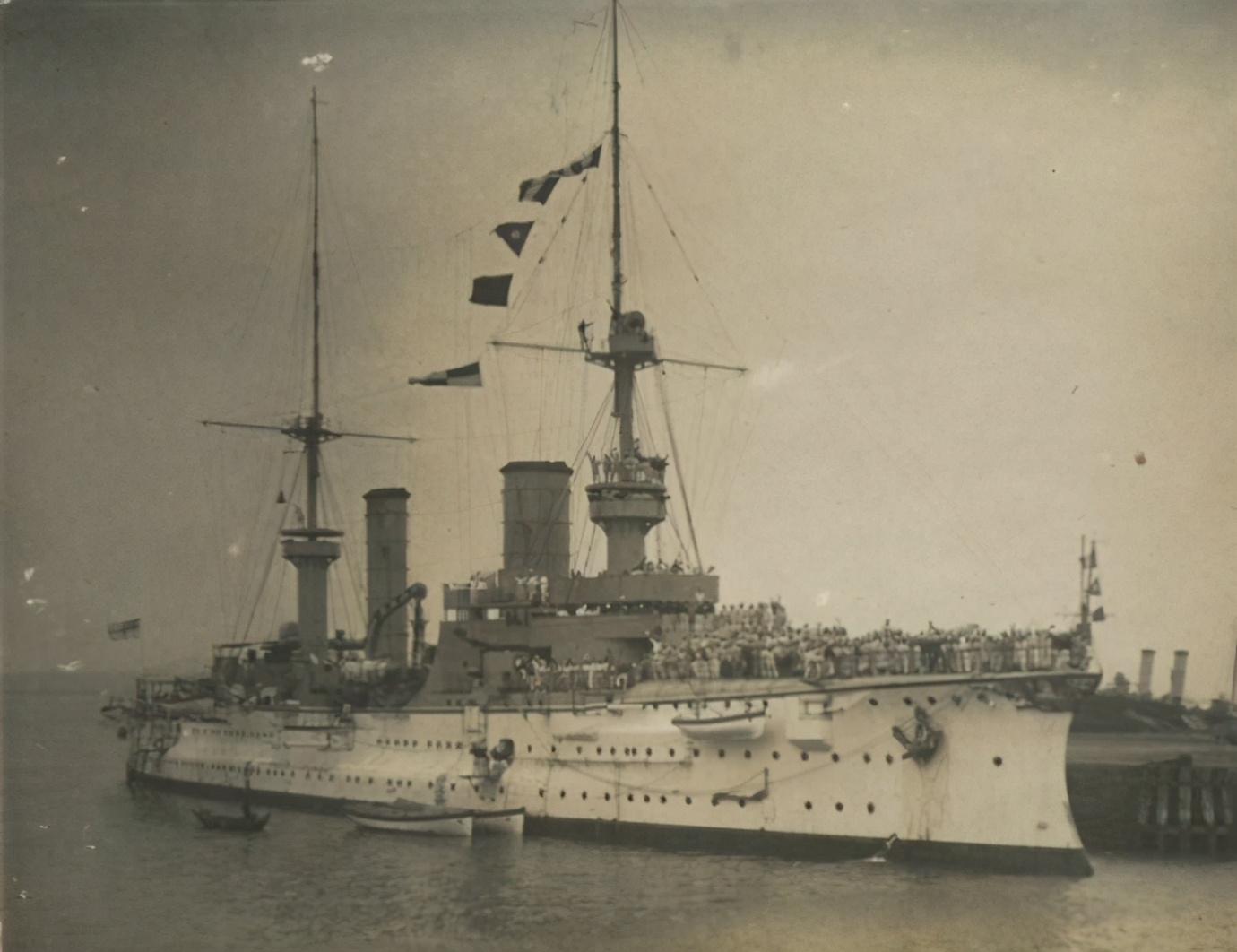 1896年建造的"俾斯麦"号装甲巡洋舰